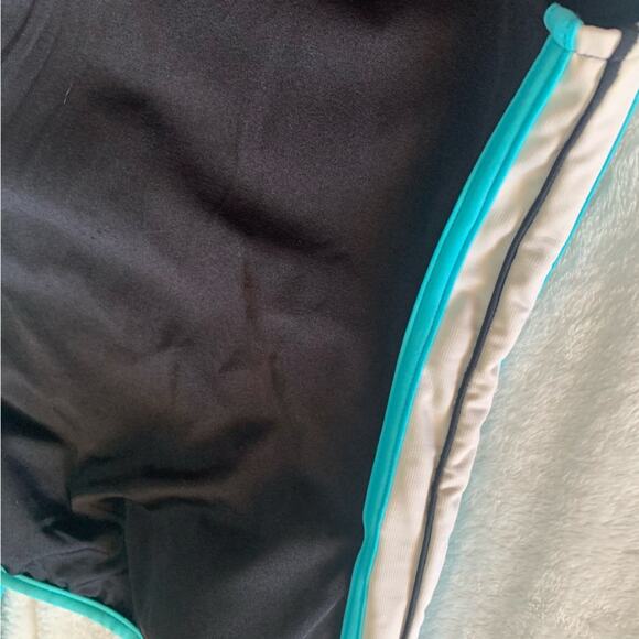 Miraclesuit size 8 medium Black white stripe One Piece Swimsuit bathing beach sl - Picture 11 of 11